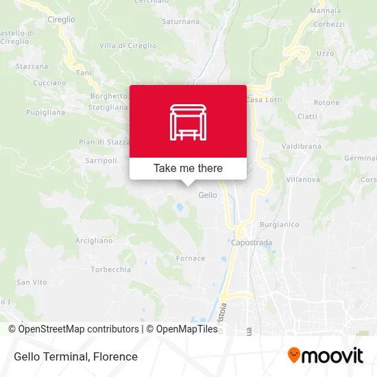 Gello Terminal map