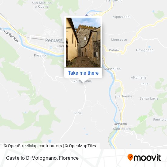 Castello Di Volognano map