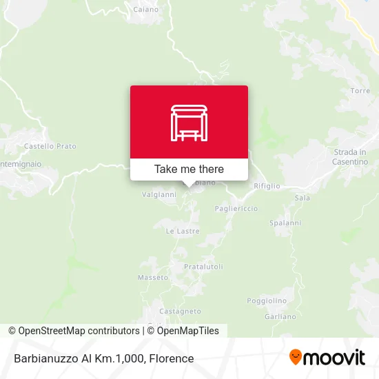 Barbianuzzo Al Km.1,000 map