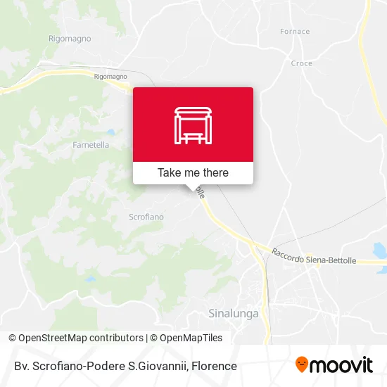 Bv. Scrofiano-Podere S.Giovannii map
