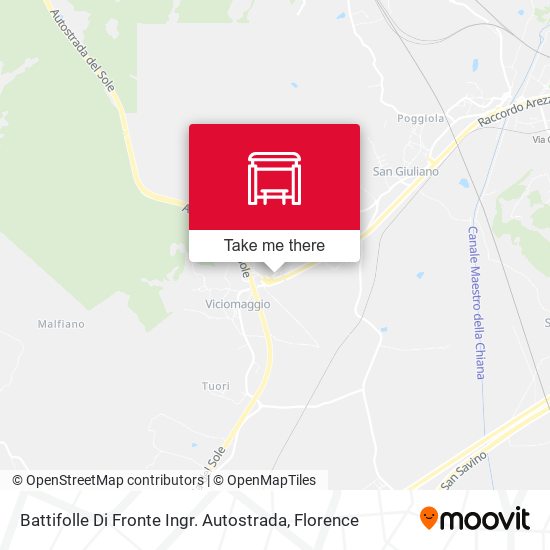 Battifolle Di Fronte Ingr. Autostrada map