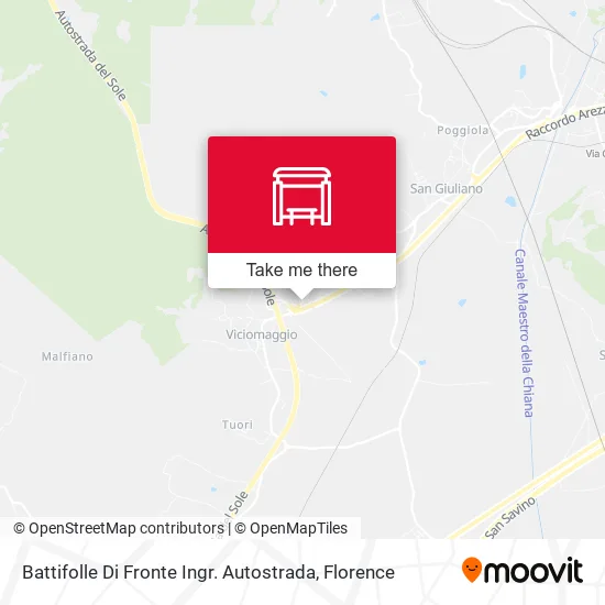 Battifolle Di Fronte Ingr. Autostrada map
