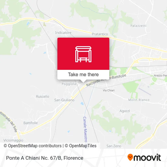 Ponte A Chiani #67/B map