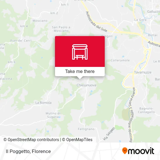 Il Poggetto map