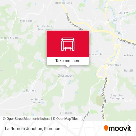 La Romola Junction map