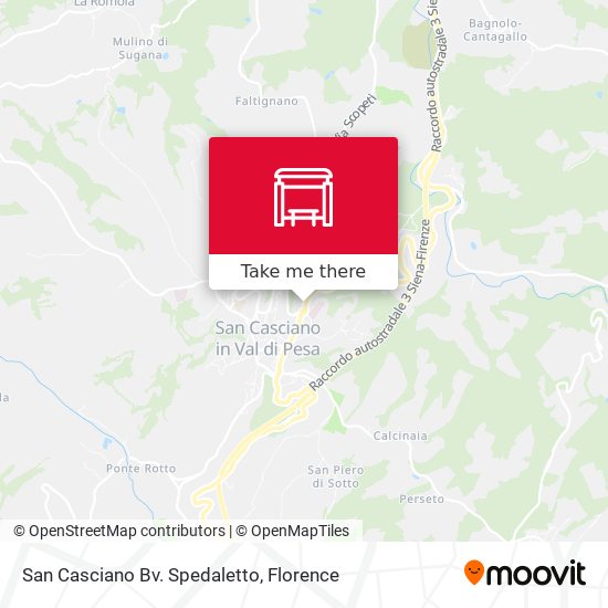 San Casciano Bv. Spedaletto map