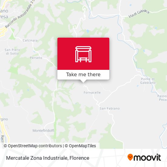 Mercatale Zona Industriale map