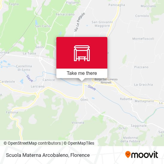 Scuola Materna Arcobaleno map