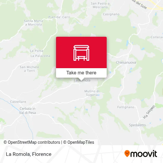 La Romola map