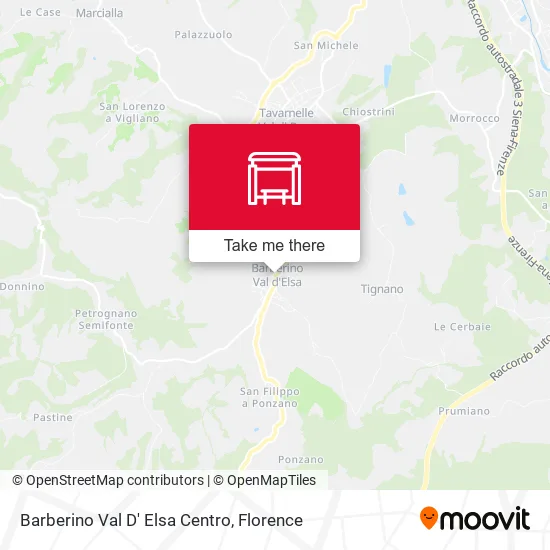 Barberino Val D' Elsa Centro map