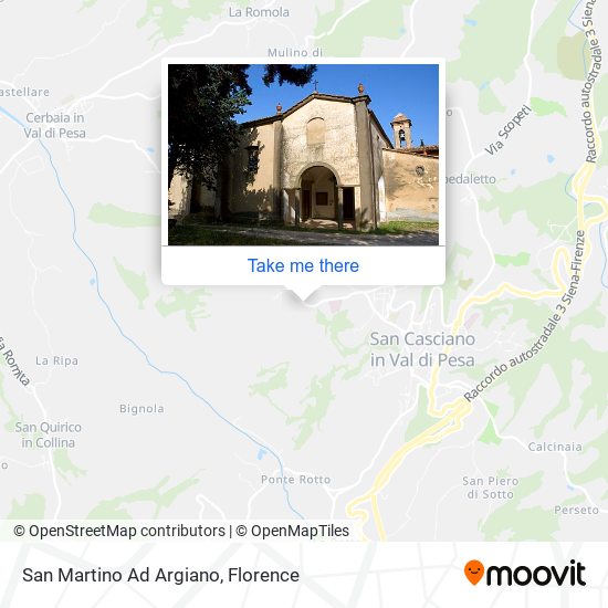 San Martino Ad Argiano map