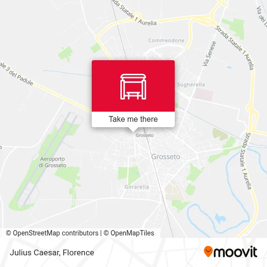 Julius Caesar map