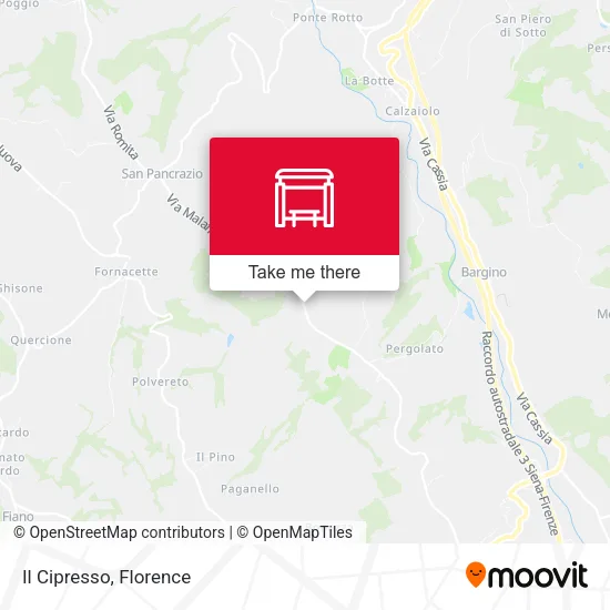 Il Cipresso map