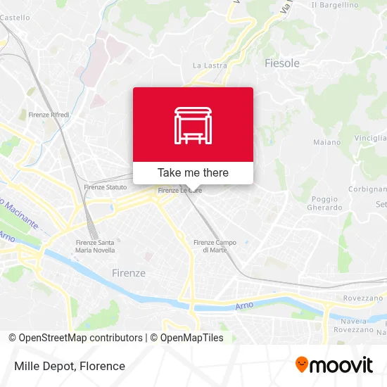 Mille Depot map