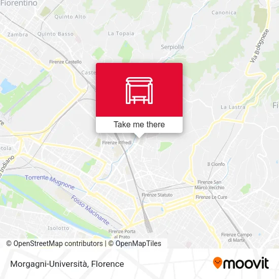 Morgagni-Università map