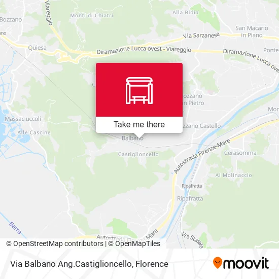 Balbano Corner Castiglioncello map