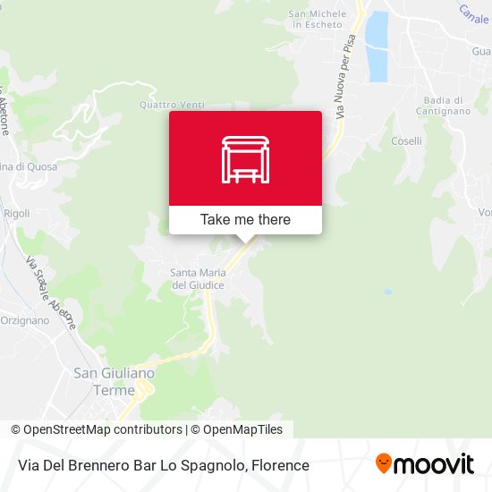 Via Del Brennero Bar Lo Spagnolo map