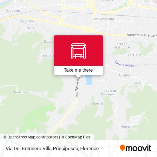 Via Del Brennero Villa Principessa map