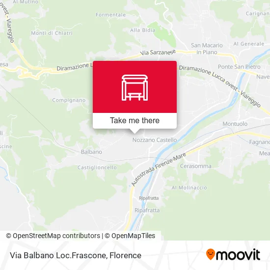 Via Balbano Loc.Frascone map