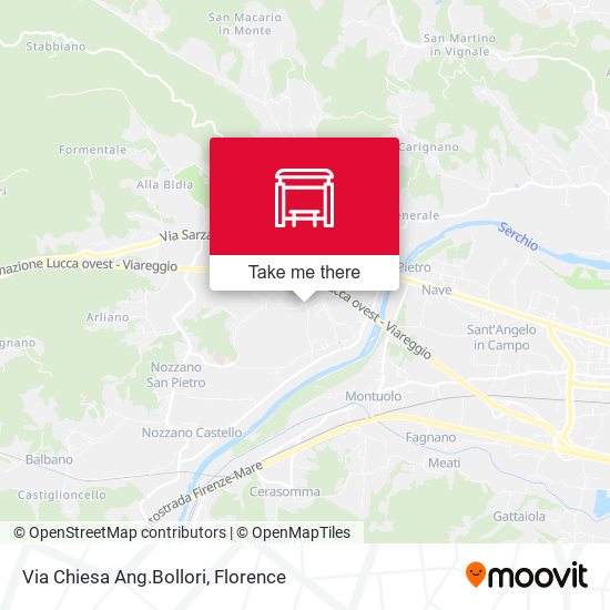 Via Chiesa Ang.Bollori map