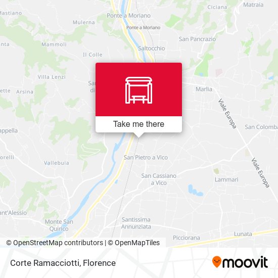 Corte Ramacciotti map