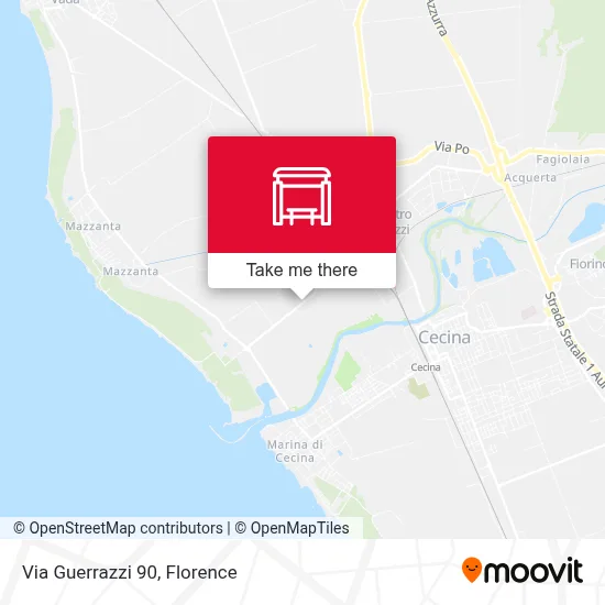 Via Guerrazzi 90 map