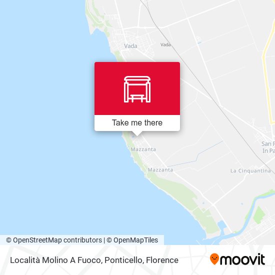 Località Molino A Fuoco, Ponticello map