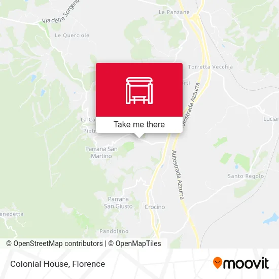 Colonial House map