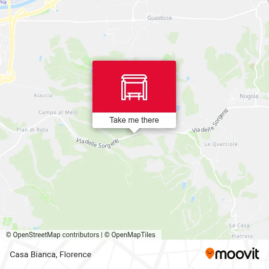 Casa Bianca map