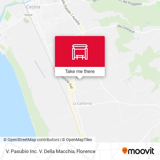 V. Pasubio Inc. V. Della Macchia map