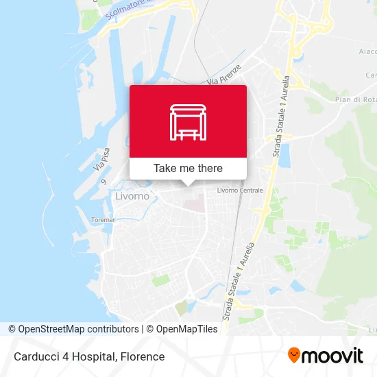 Carducci 4 Hospital map