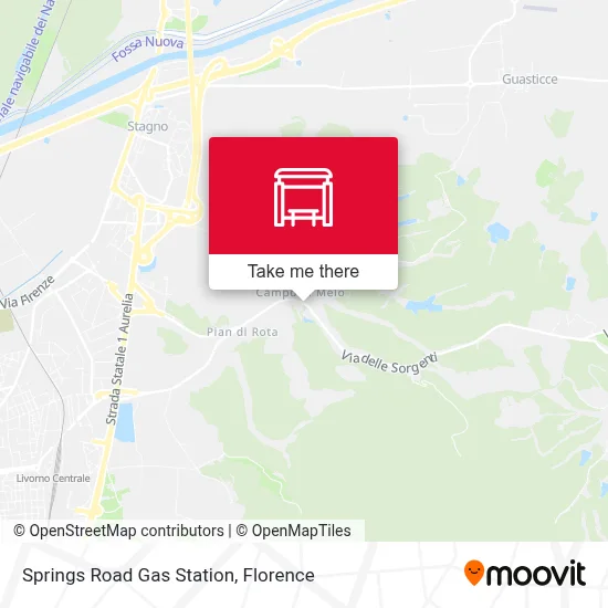 Springs Road Gas Station map