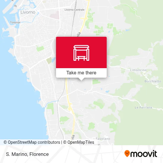 S. Marino map
