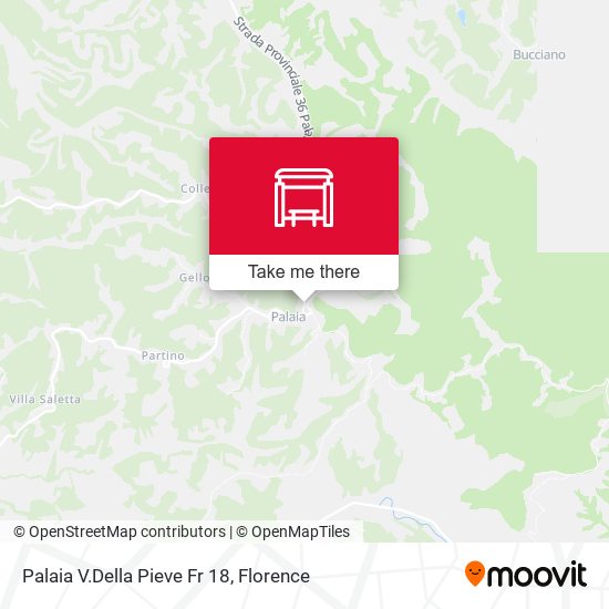 Palaia V.Della Pieve Fr 18 map