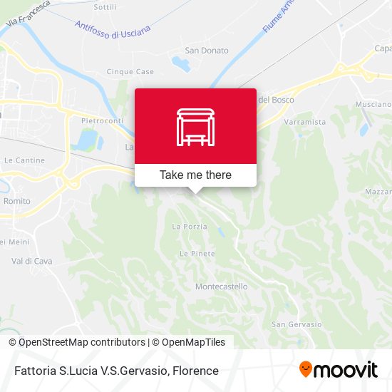 Fattoria S.Lucia V.S.Gervasio map