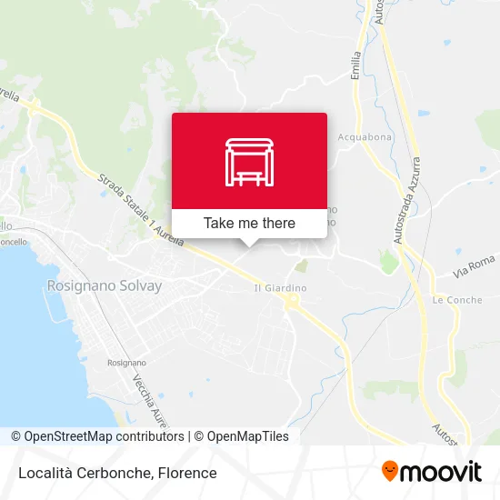 Località Cerbonche map