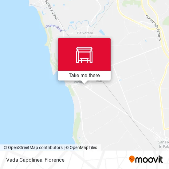 Vada Capolinea map
