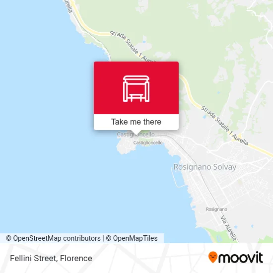 Fellini Street map