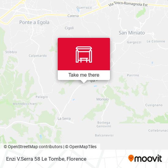 Enzi V.Serra 58 Le Tombe map