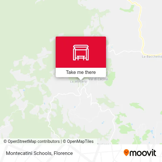 Montecatini Schools map
