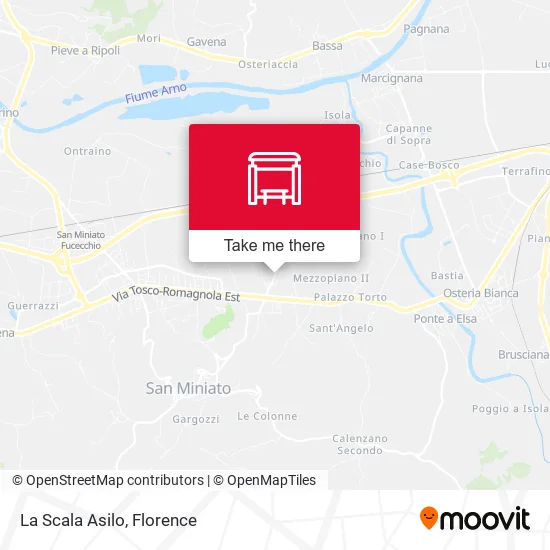 La Scala Asilo map