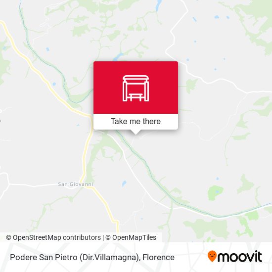 Podere San Pietro (Dir.Villamagna) map