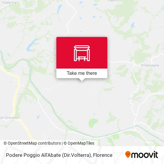 Podere Poggio All'Abate (Dir.Volterra) map