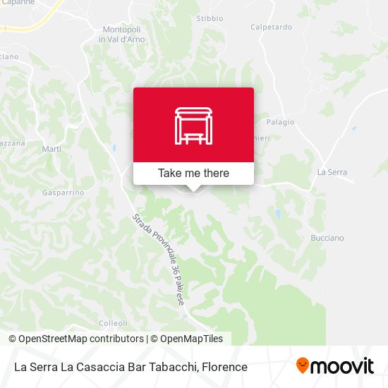 La Serra La Casaccia Bar Tabacchi map