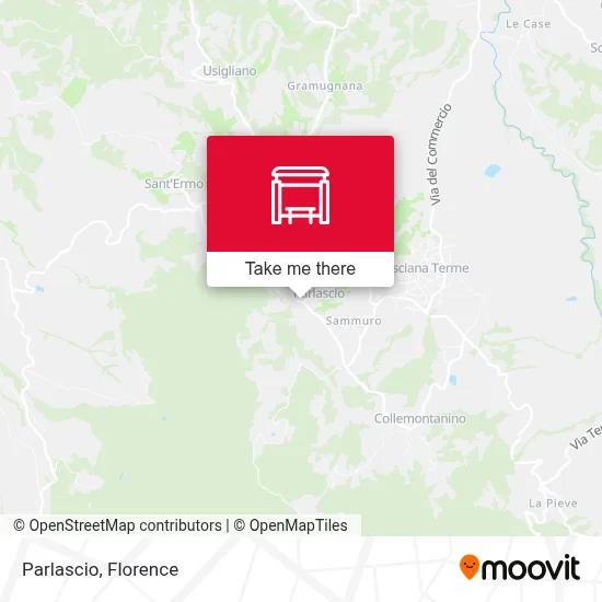 Parlascio map