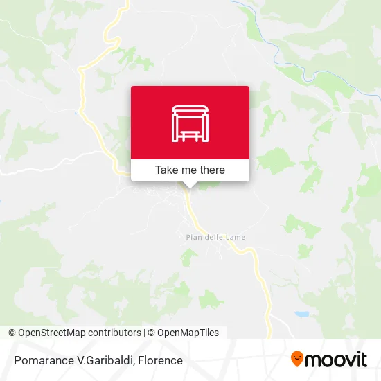 Pomarance V.Garibaldi map