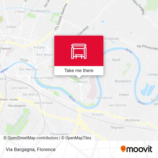 Via Bargagna map