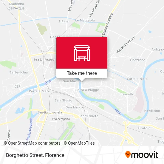 Borghetto Street map
