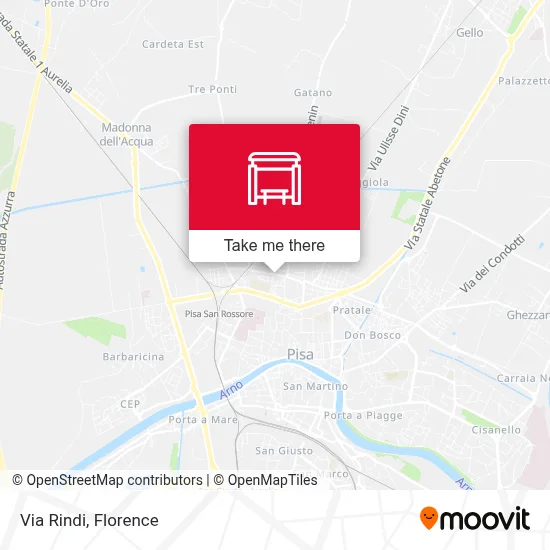 Via Rindi map