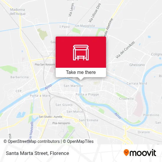 Santa Marta Street map